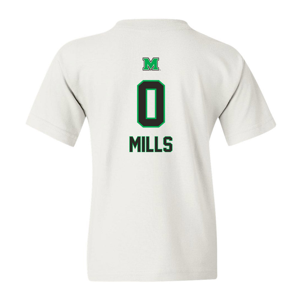 Marshall - NCAA Men's Soccer : Aden Mills - Generic Shersey Youth T-Shirt