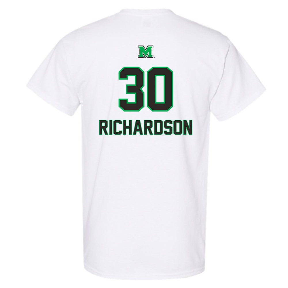 Marshall - NCAA Baseball : Hunter Richardson - Generic Shersey T-Shirt-1
