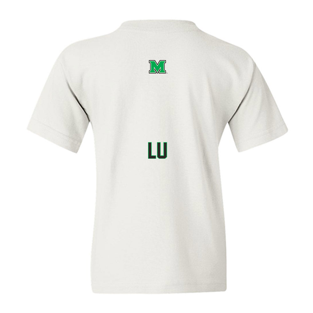Marshall - NCAA Women's Swimming & Diving : Esther Lu - Generic Shersey Youth T-Shirt-1