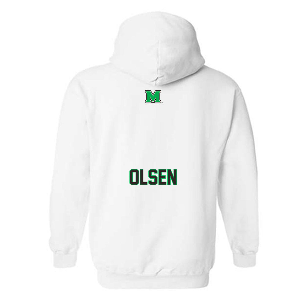 Marshall - NCAA Women's Track & Field : Jenna Olsen - Generic Shersey Hooded Sweatshirt-1