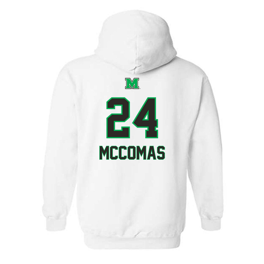 Marshall - NCAA Women's Soccer : Brooklyn McComas - Generic Shersey Hooded Sweatshirt-1