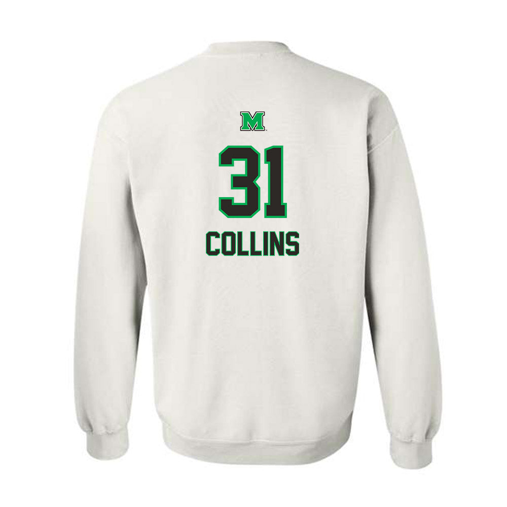 Marshall - NCAA Baseball : Kenyon Collins - Generic Shersey Crewneck Sweatshirt-1