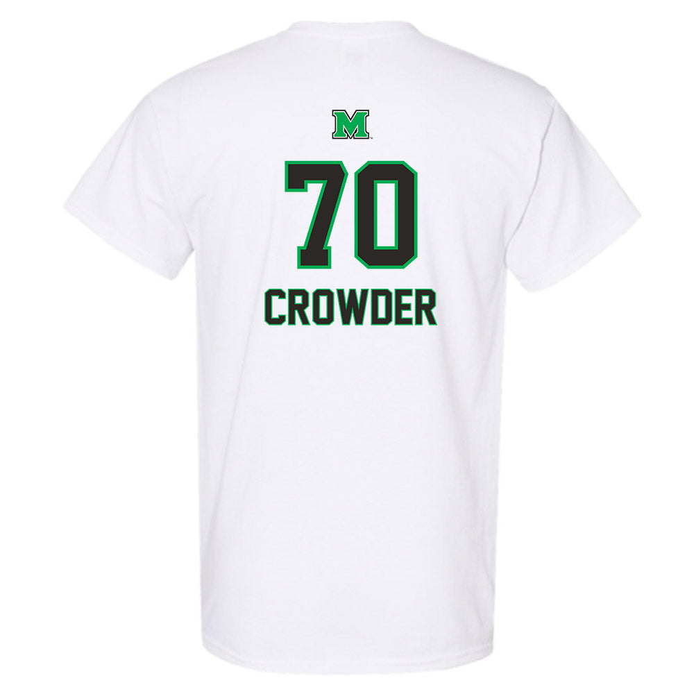 Marshall - NCAA Football : Naquan Crowder - Generic Shersey T-Shirt-1