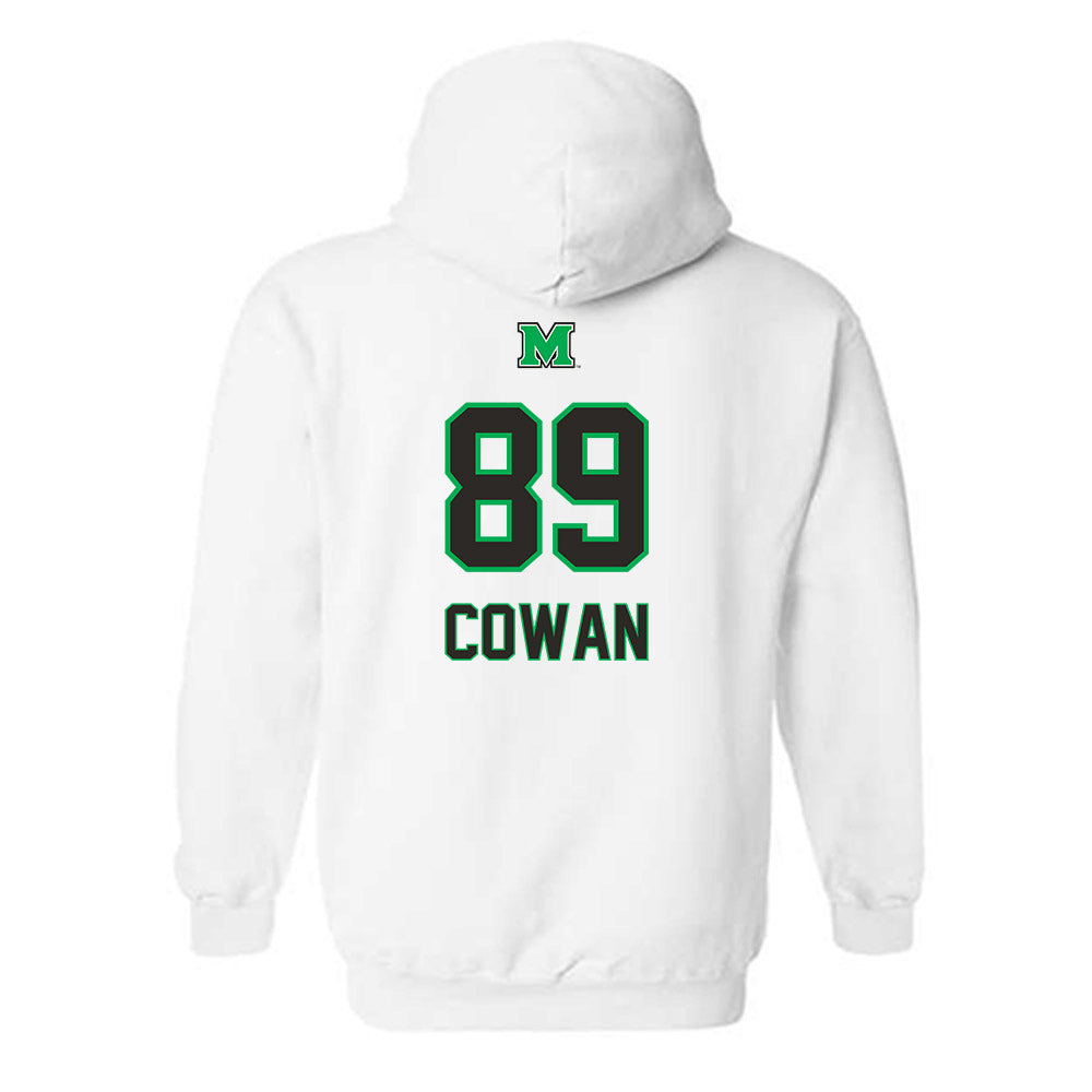 Marshall - NCAA Football : Atley Cowan - Generic Shersey Hooded Sweatshirt-1