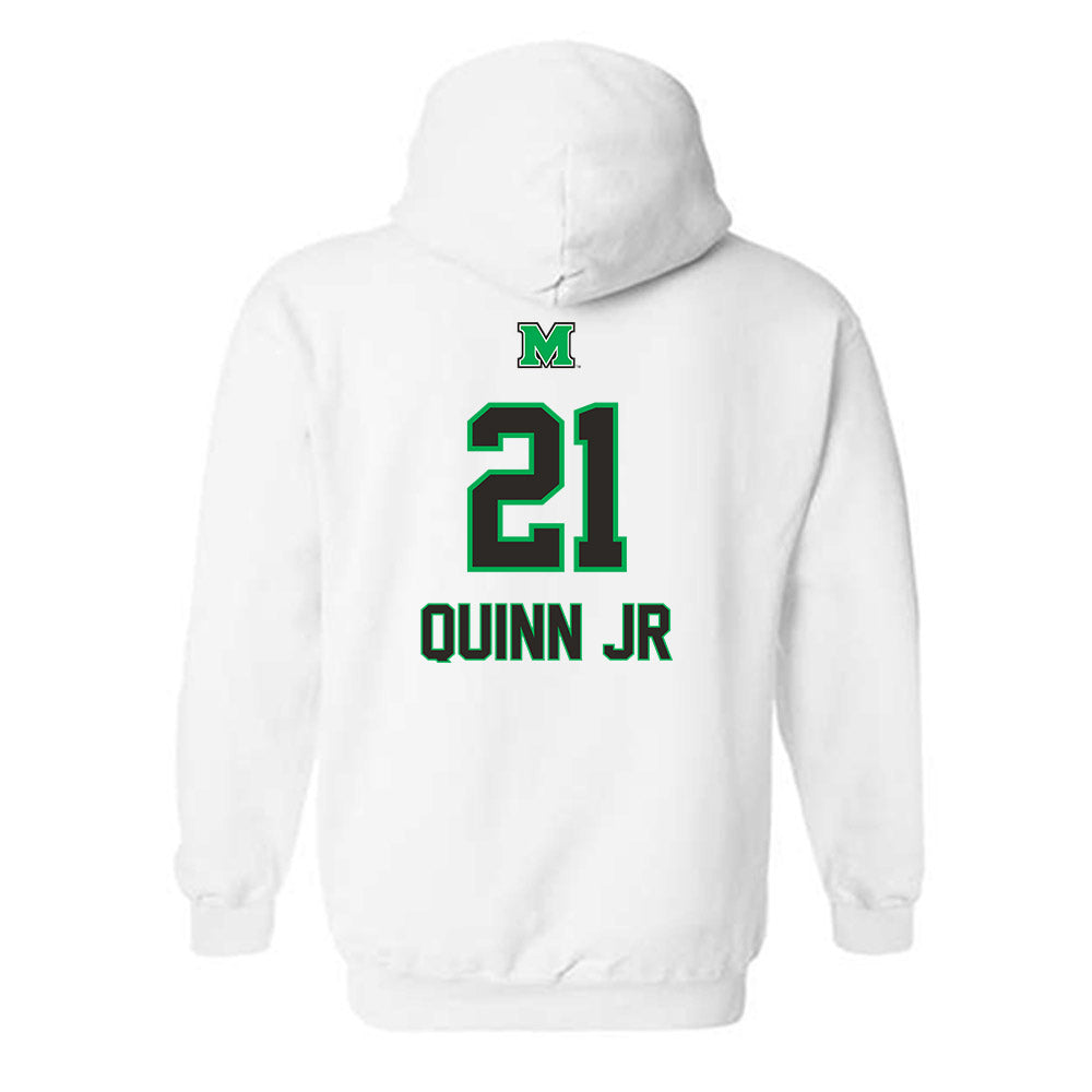 Marshall - NCAA Football : Anthony Quinn Jr - Generic Shersey Hooded Sweatshirt-1
