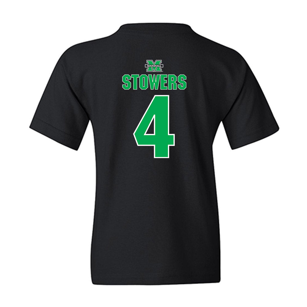 Marshall - NCAA Women's Basketball : Zenthia Stowers - Sports Shersey Youth T-Shirt-1