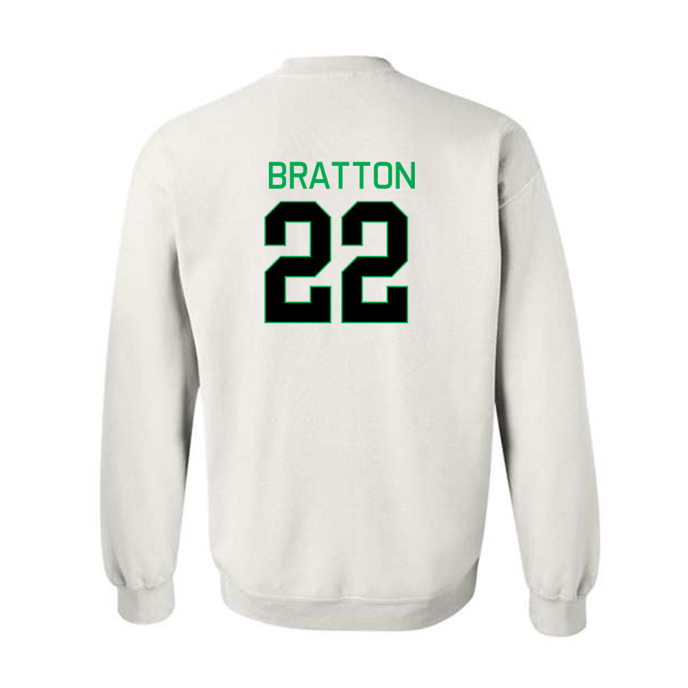Marshall - NCAA Women's Basketball : Emily Bratton - Sports Shersey Crewneck Sweatshirt-1