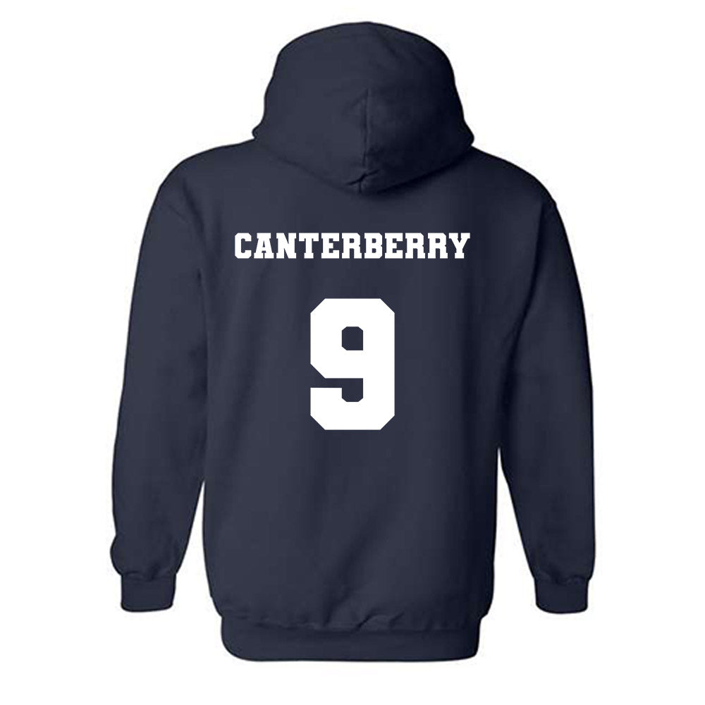 Xavier - NCAA Baseball : Donavan Canterberry - Generic Shersey Hooded Sweatshirt-1