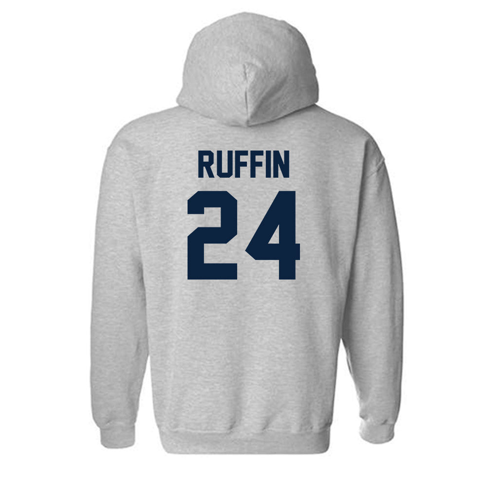 Xavier - NCAA Men's Soccer : Ellison Ruffin - Classic Shersey Hooded Sweatshirt-1