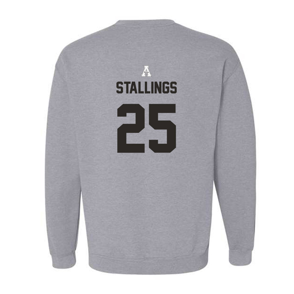 App State - NCAA Women's Soccer : Morgan Stallings - Sport Shersey Crewneck Sweatshirt-1