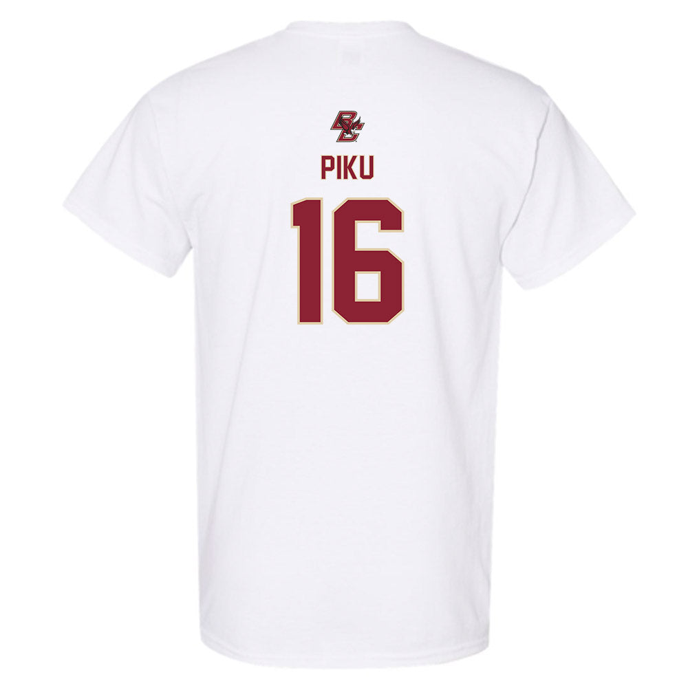Boston College - NCAA Women's Ice Hockey : Tricia Piku - Sports Shersey T-Shirt-1