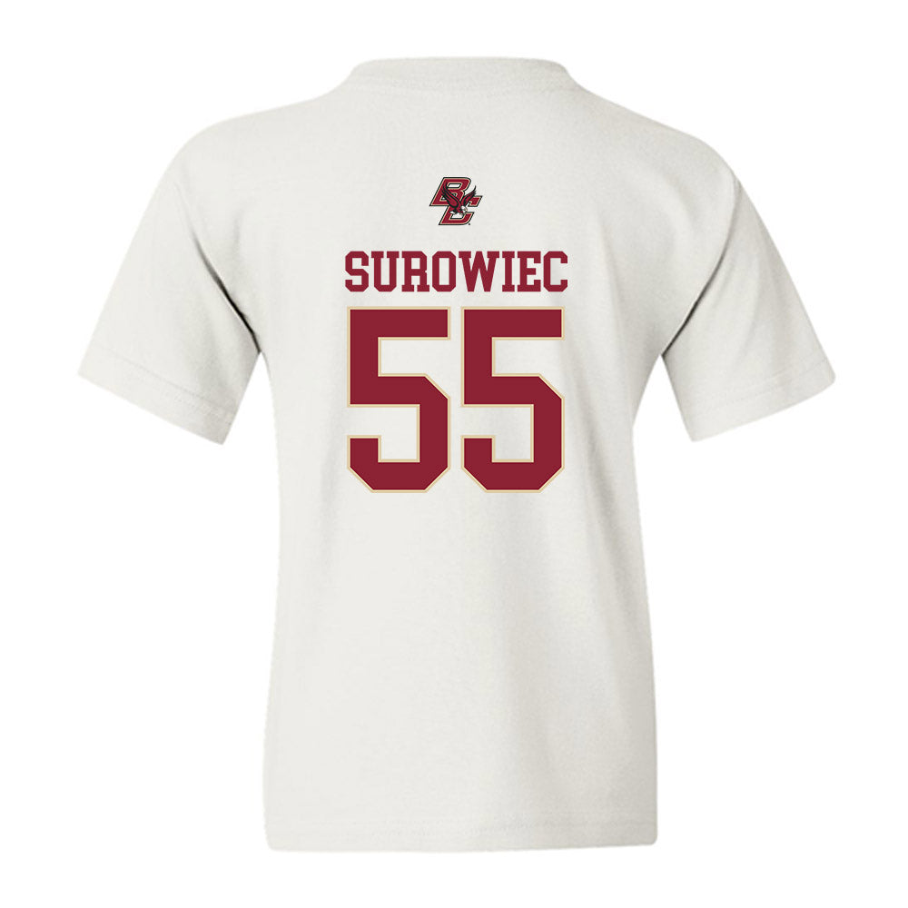 Boston College - NCAA Baseball : Daniel Surowiec - Youth T-Shirt-1