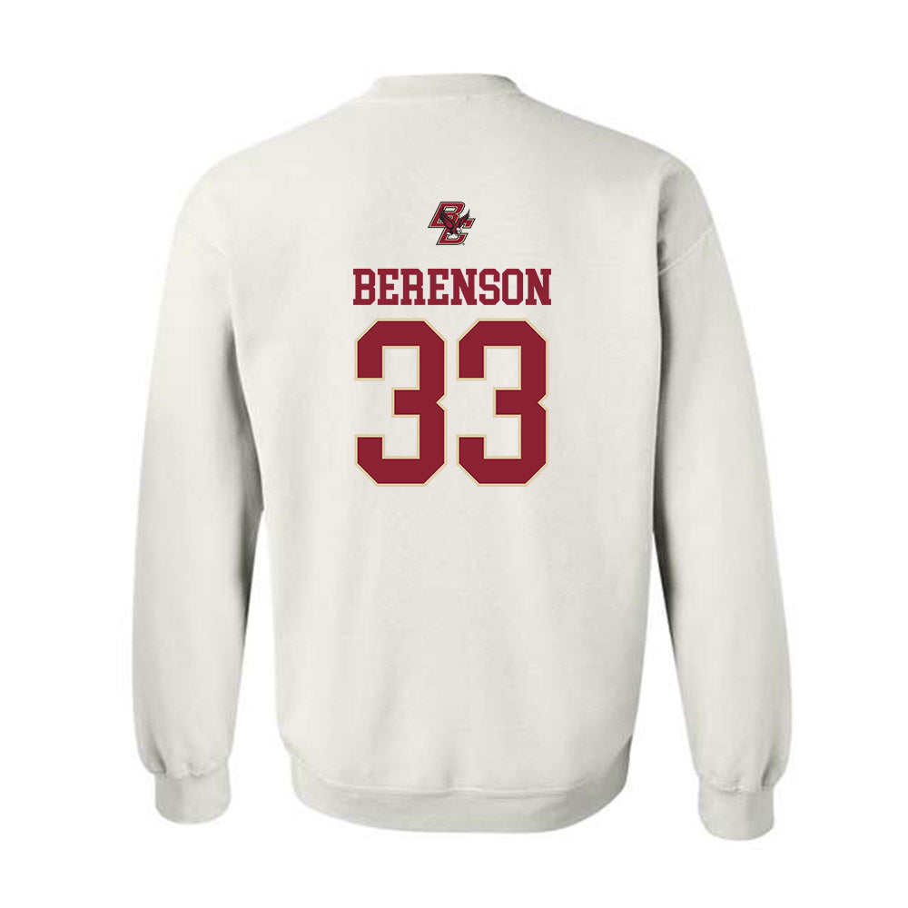 Boston College - NCAA Baseball : Logan Berenson - Crewneck Sweatshirt-1