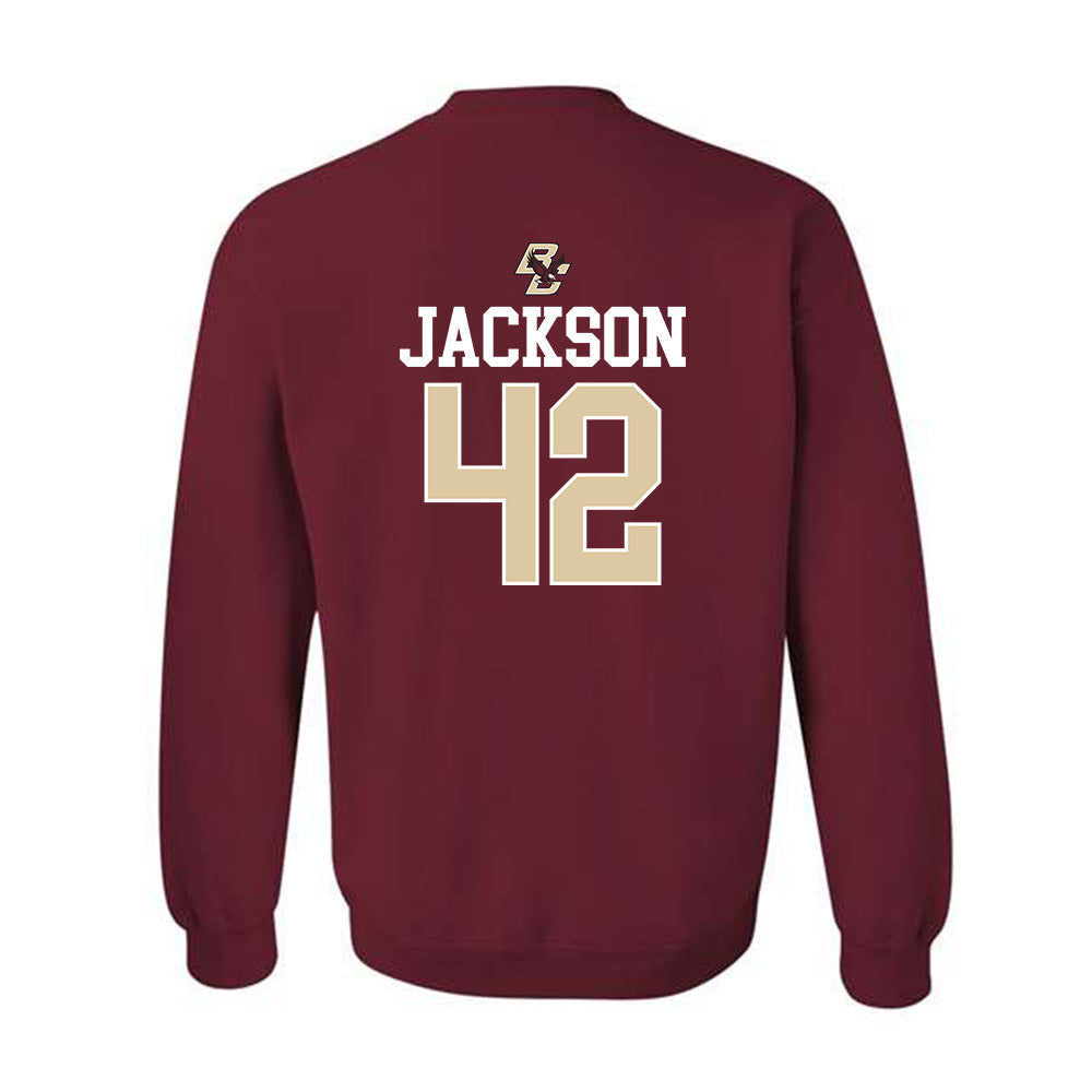 Boston College - NCAA Softball : Emma Jackson - Sports Shersey Crewneck Sweatshirt-1