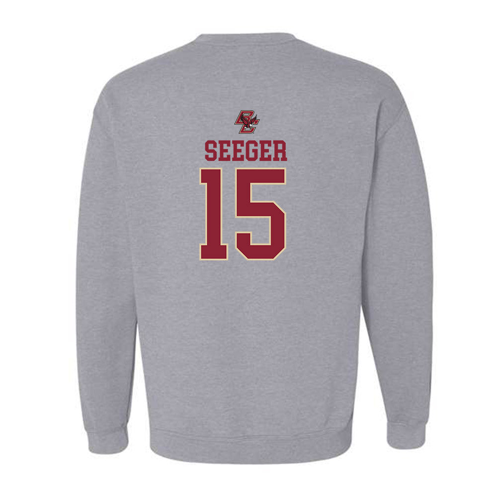 Boston College - NCAA Women's Field Hockey : Maeve Seeger - Sports Shersey Crewneck Sweatshirt