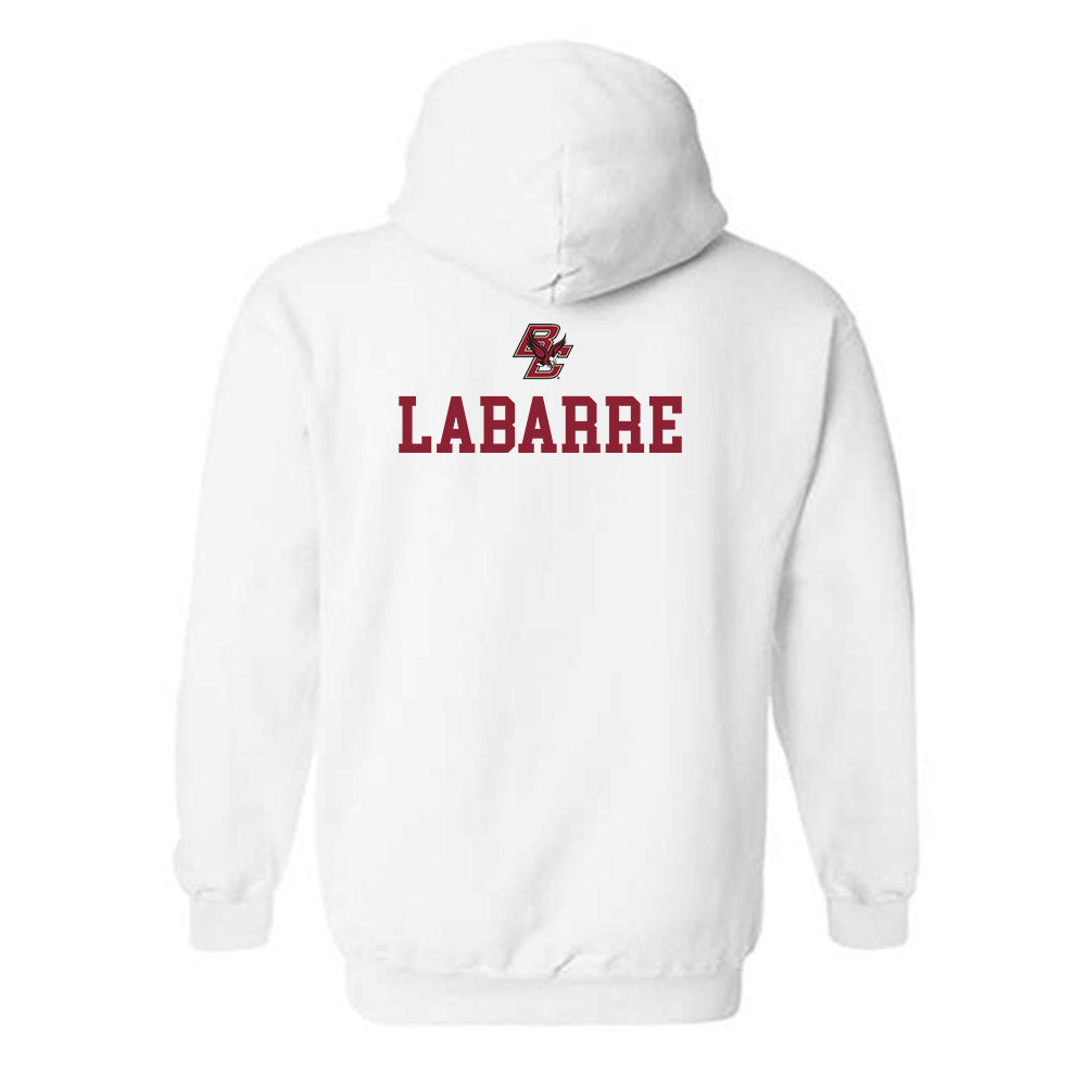 Boston College - NCAA Women's Swimming & Diving : Sophia LaBarre - Sports Shersey Hooded Sweatshirt-1