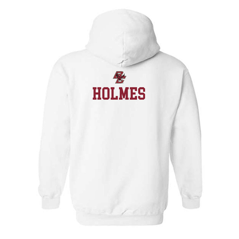 Boston College - NCAA Women's Swimming & Diving : Natalie Holmes - Sports Shersey Hooded Sweatshirt-1