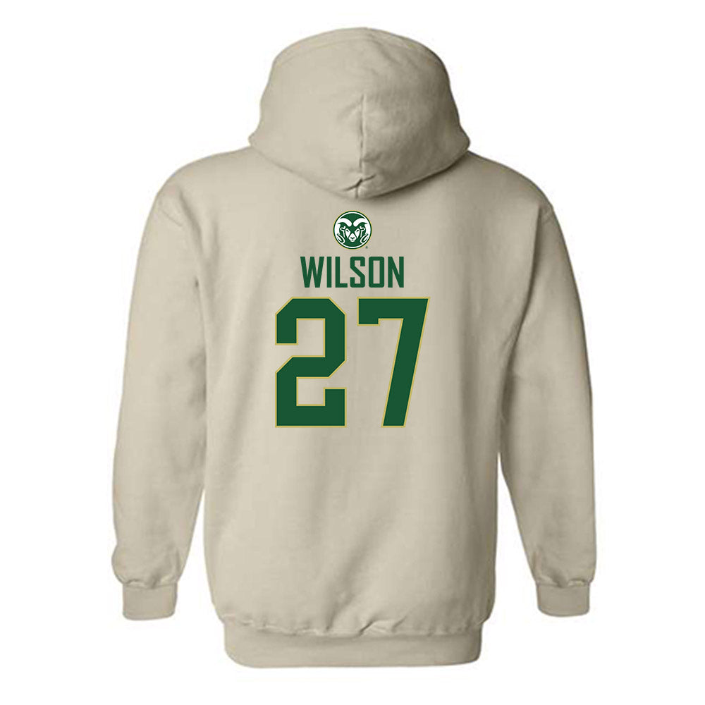 Colorado State - NCAA Women's Volleyball : Eve Wilson - Hooded Sweatshirt-1