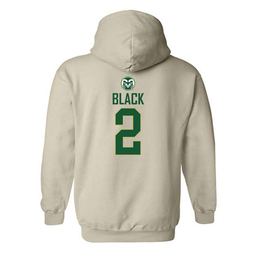 Colorado State - NCAA Women's Volleyball : Sydney Black - Hooded Sweatshirt-1