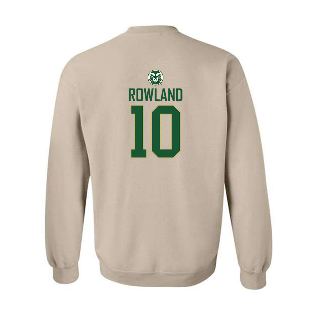 Colorado State - NCAA Women's Volleyball : Brenna Rowland - Crewneck Sweatshirt-1