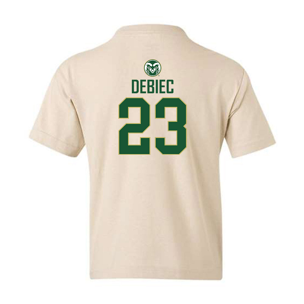 Colorado State - NCAA Women's Volleyball : Erin Debiec - Youth T-Shirt