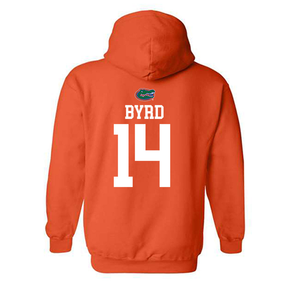 Florida - NCAA Women's Volleyball : Jordyn Byrd - Sports Shersey Hooded Sweatshirt-1