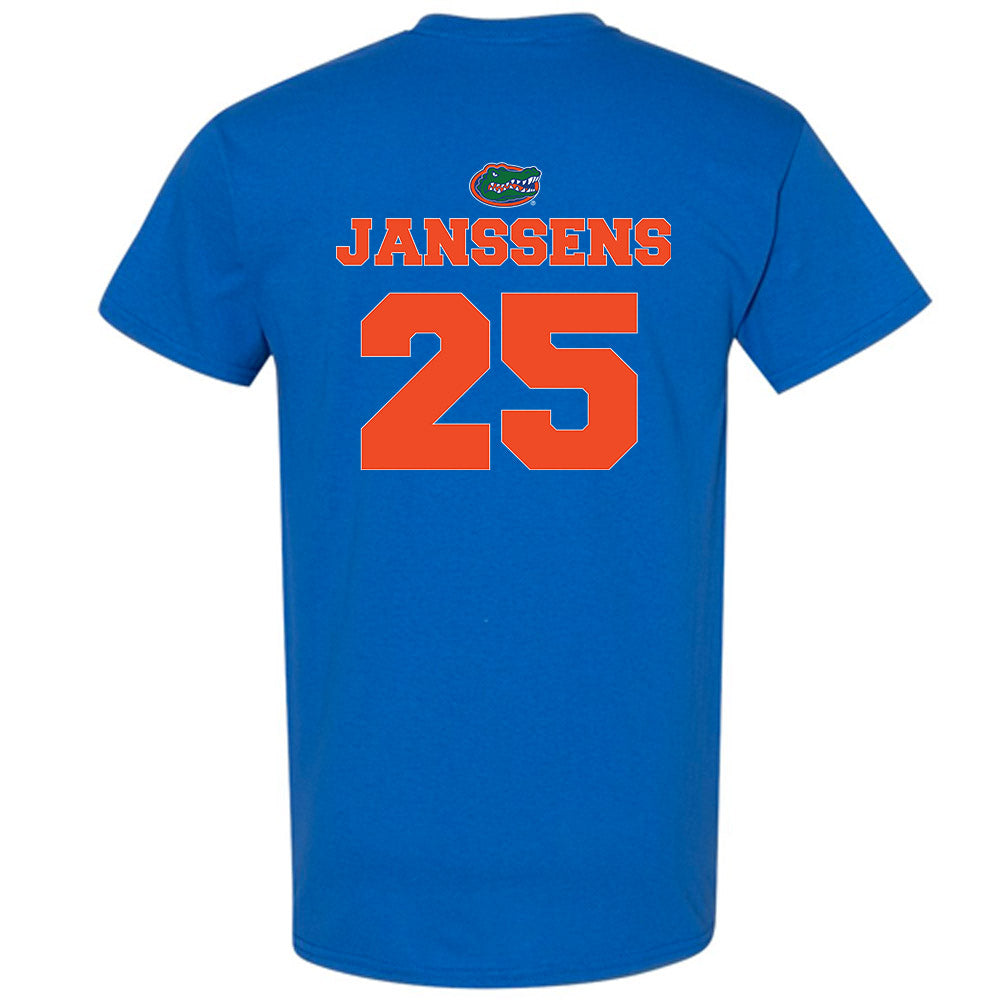 Florida - NCAA Baseball : niko janssens - Sports Shersey T-Shirt-1