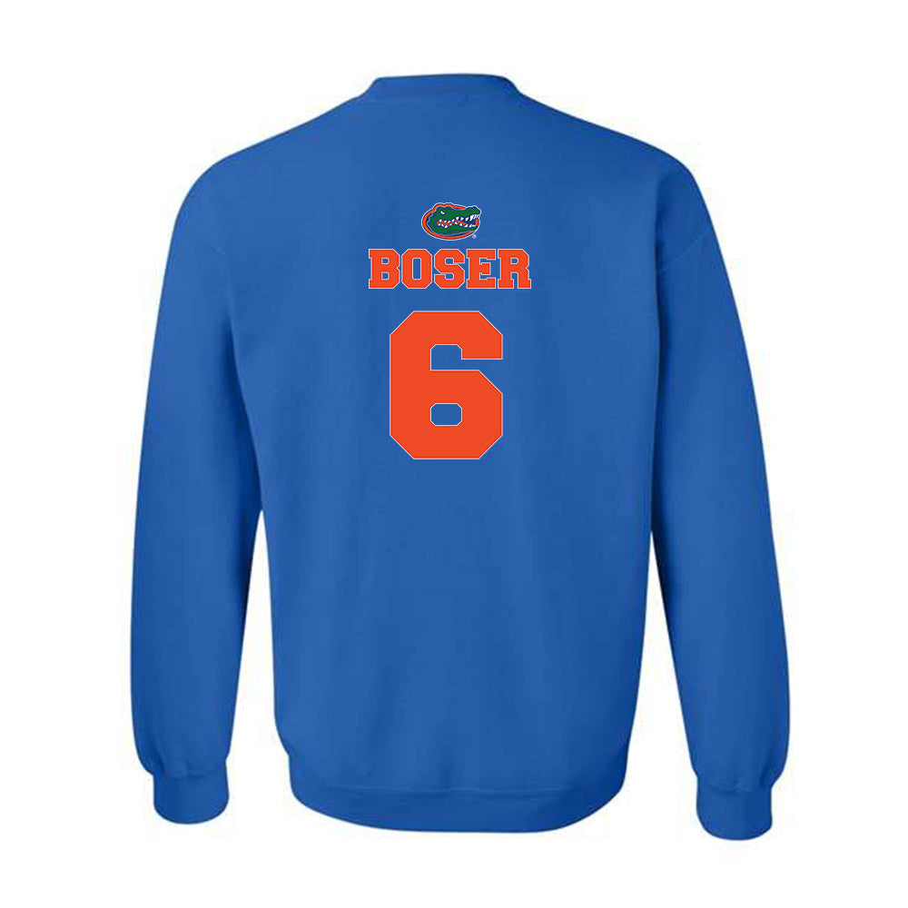 Florida - NCAA Baseball : Bobby Boser - Sports Shersey Crewneck Sweatshirt-1