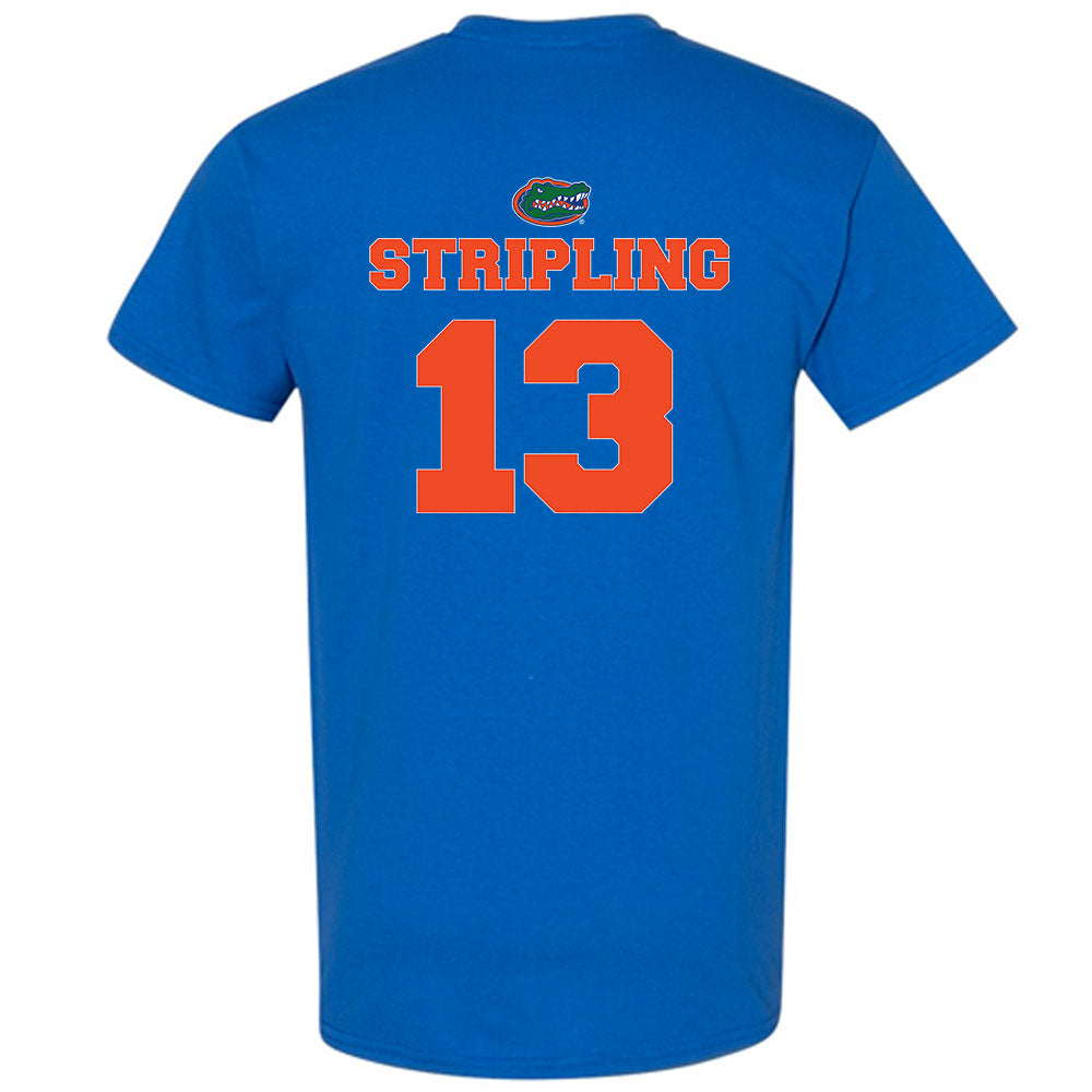 Florida - NCAA Baseball : Landon Stripling - Sports Shersey T-Shirt-1