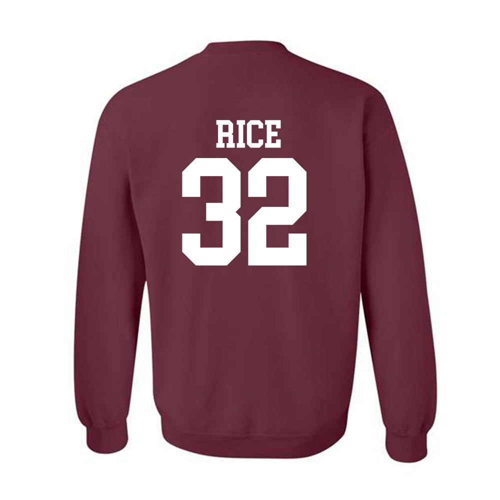 Mississippi State - NCAA Football : AJ Rice - Classic Shersey Crewneck Sweatshirt-1