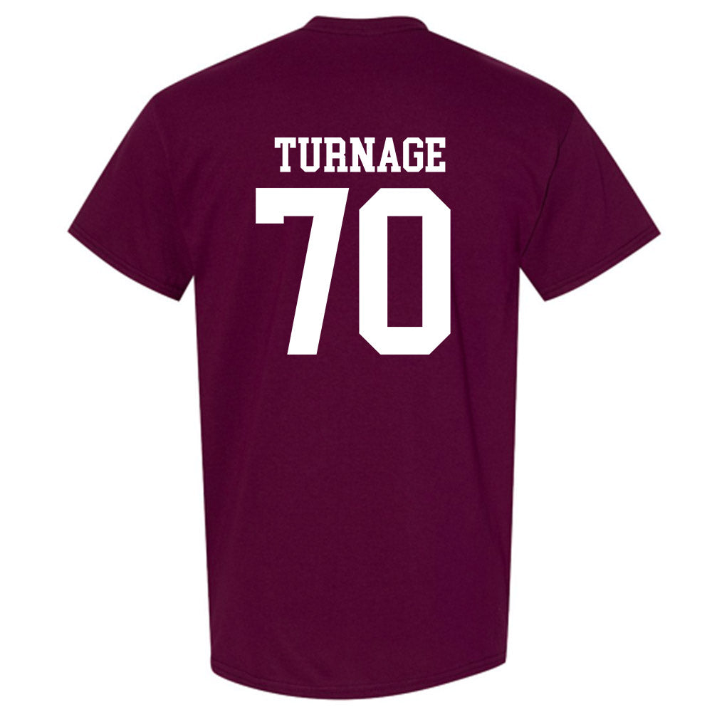 Mississippi State - NCAA Football : Breyden Turnage - Classic Shersey T-Shirt-1