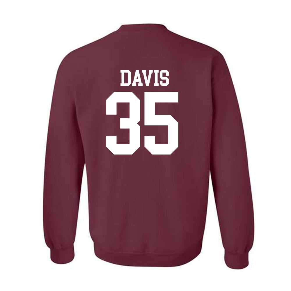 Mississippi State - NCAA Baseball : Ben Davis - Classic Shersey Crewneck Sweatshirt-1