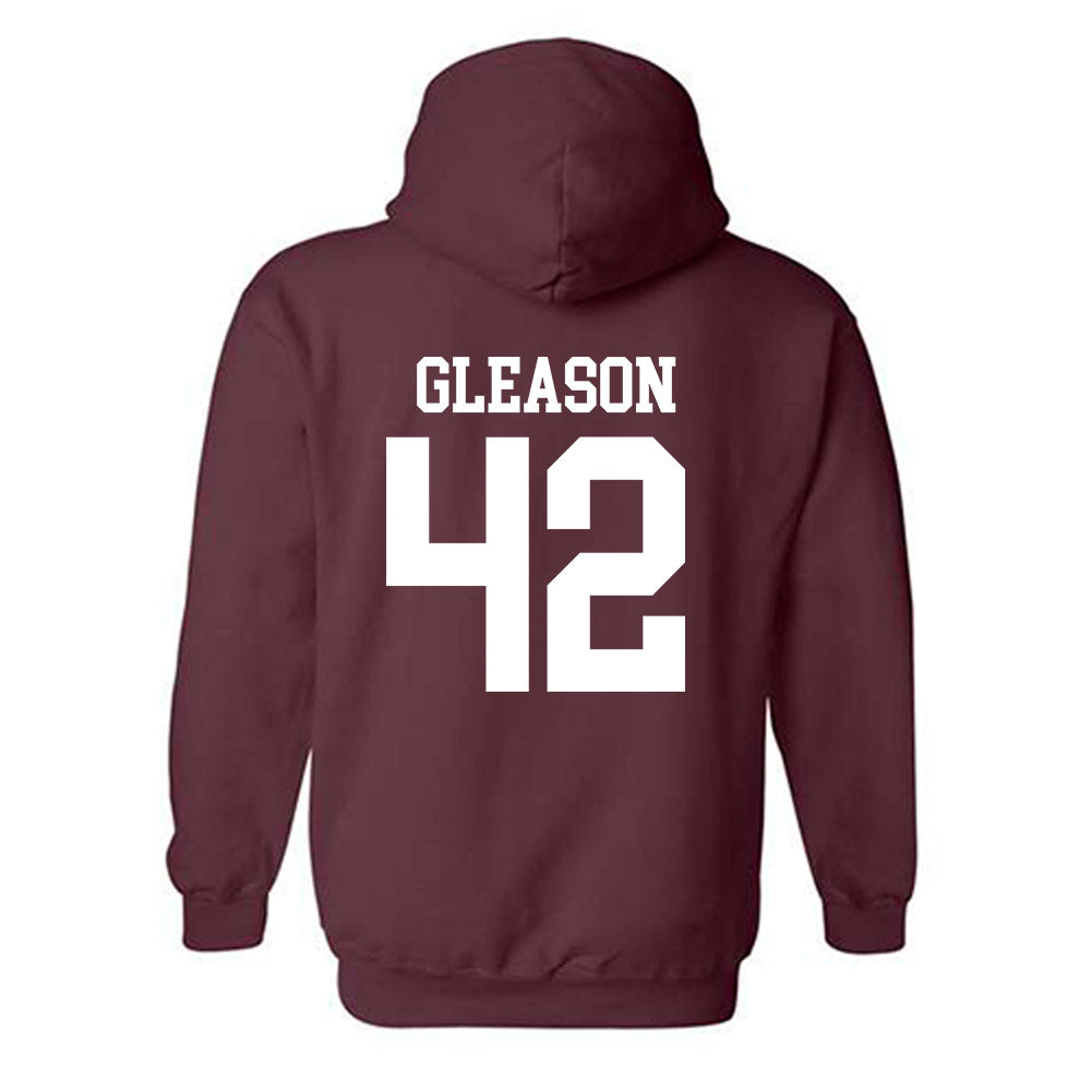 Mississippi State - NCAA Baseball : Jack Gleason - Classic Shersey Hooded Sweatshirt-1