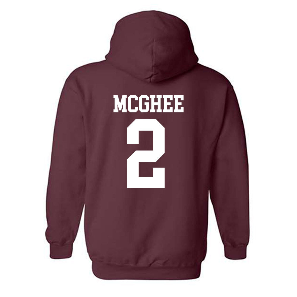 Mississippi State - NCAA Men's Basketball : Jaborri Mcghee - Classic Shersey Hooded Sweatshirt-1