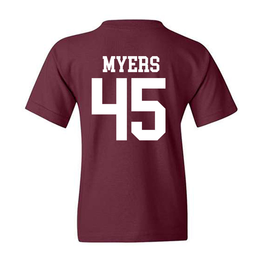 Mississippi State - NCAA Football : Ethan Myers - Classic Shersey Youth T-Shirt-1