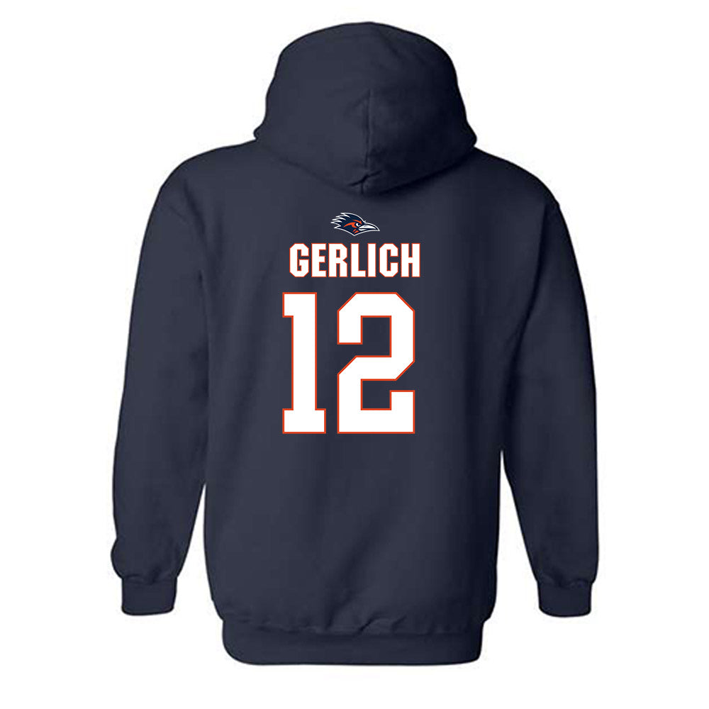 UTSA - NCAA Football : Max Gerlich - Classic Shersey Hooded Sweatshirt-1
