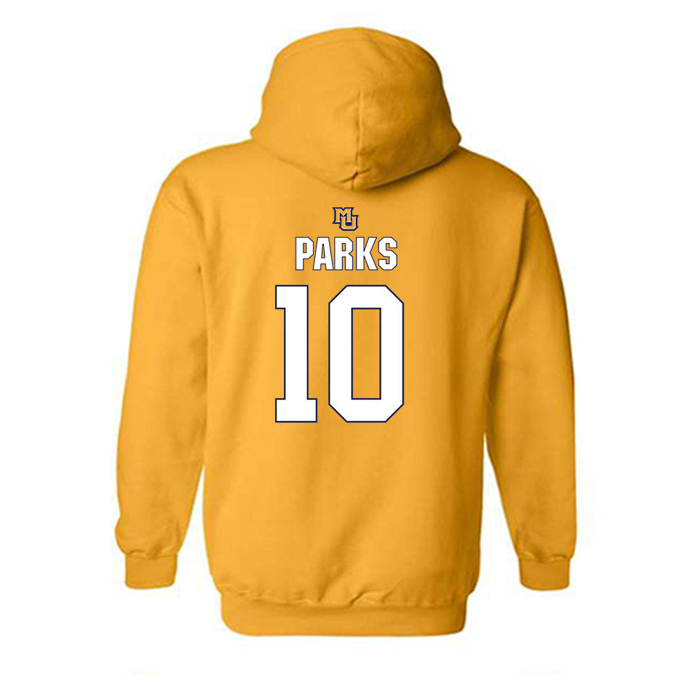 Marquette - NCAA Women's Volleyball : Emma Parks - Generic Shersey Hooded Sweatshirt-1