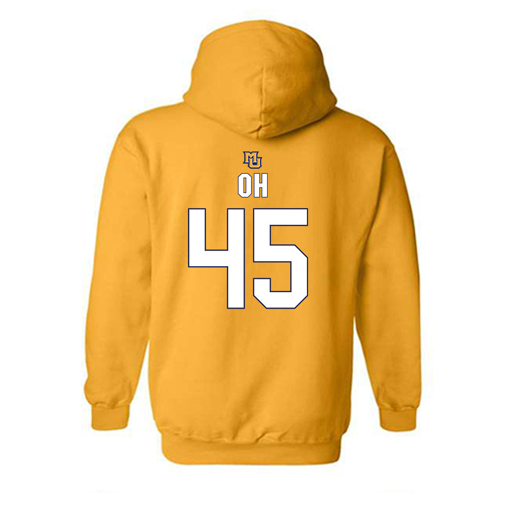 Marquette - NCAA Women's Lacrosse : Mia Oh - Generic Shersey Hooded Sweatshirt-1