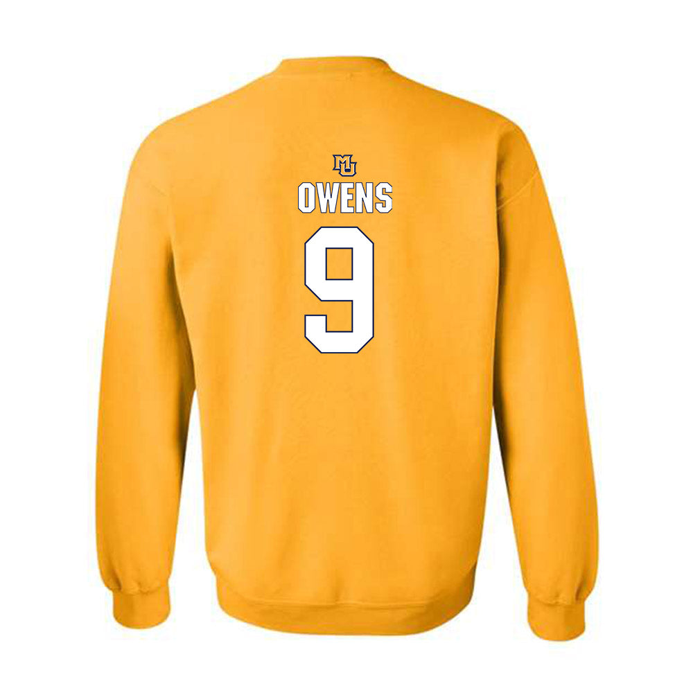 Marquette - NCAA Men's Basketball : Damarius Owens - Generic Shersey Crewneck Sweatshirt-1