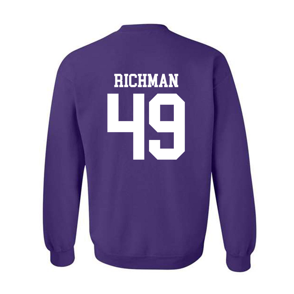 Kansas State - NCAA Football : Maguire Richman - Classic Shersey Crewneck Sweatshirt-1