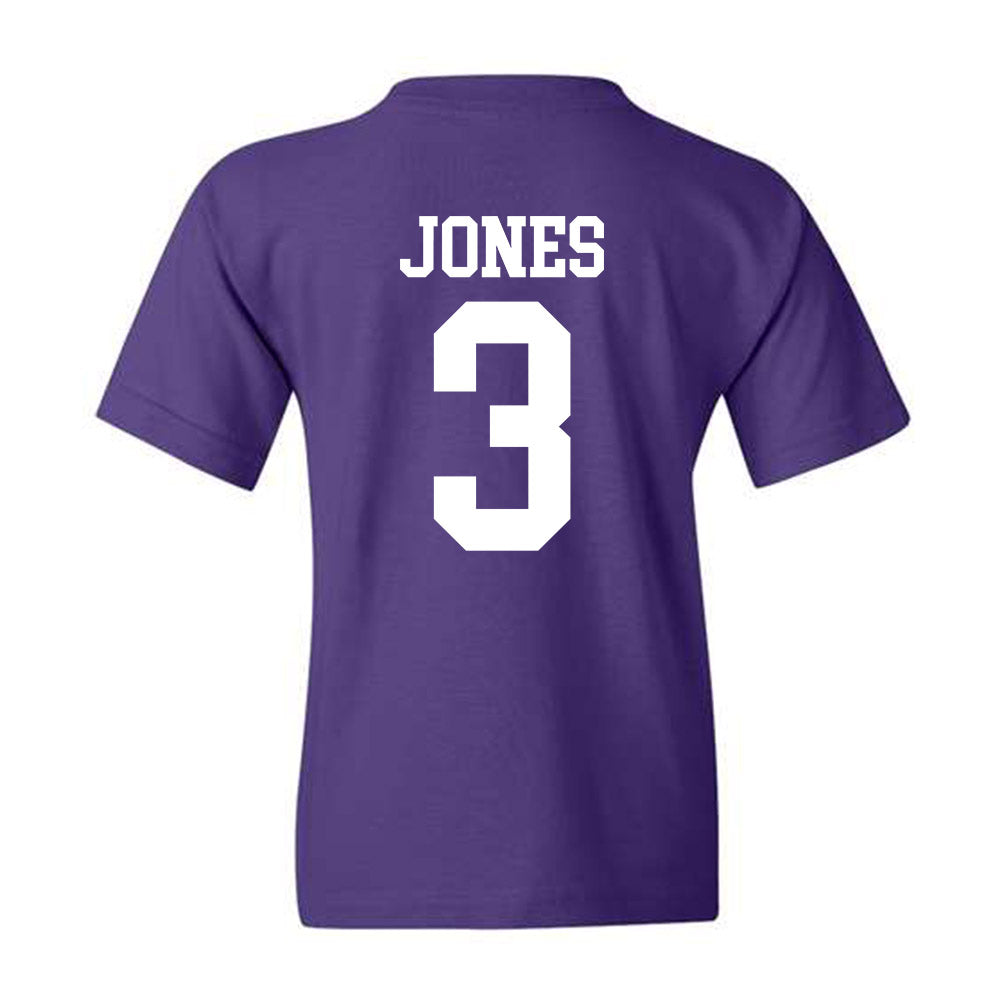 Kansas State - NCAA Men's Basketball : CJ Jones - Classic Shersey Youth T-Shirt
