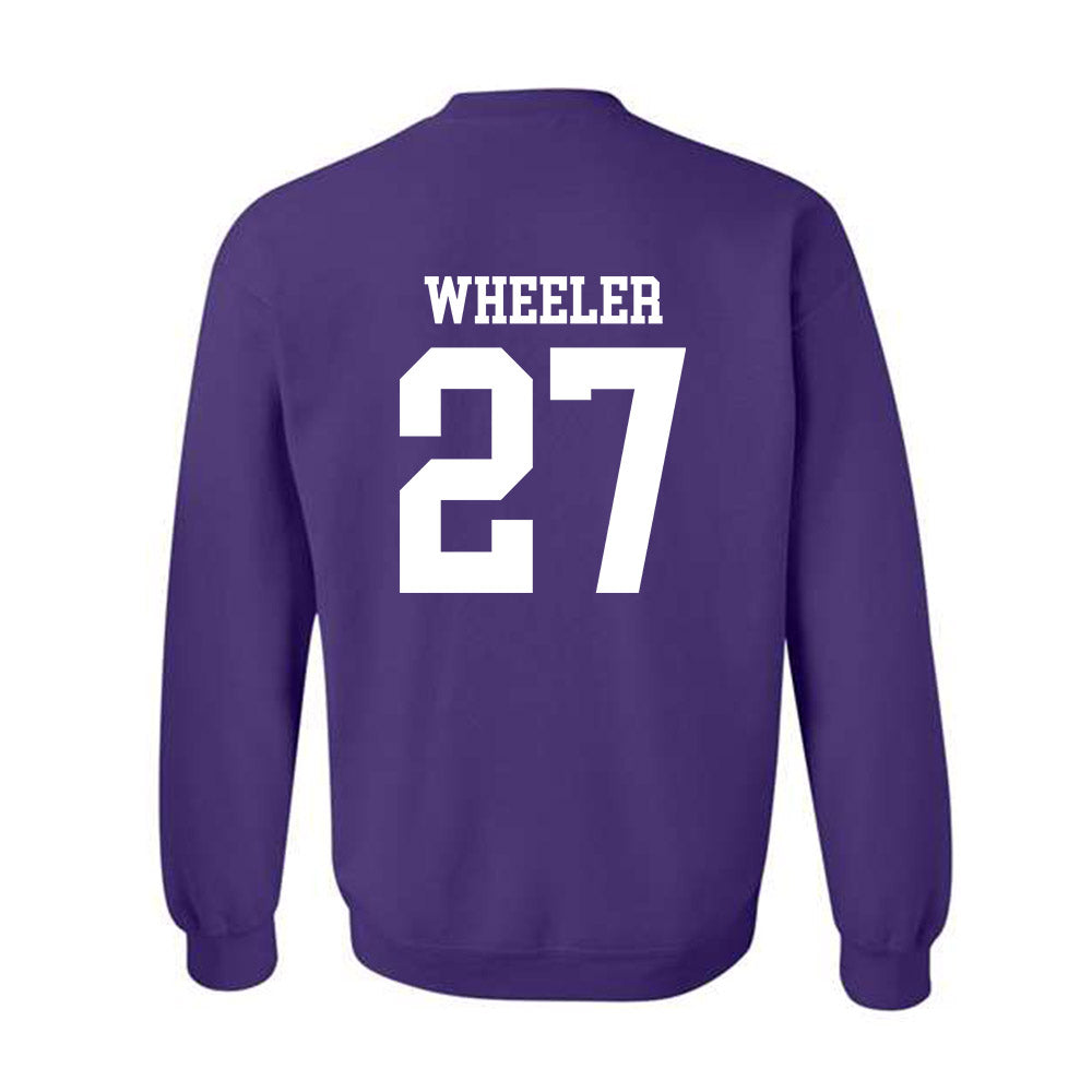 Kansas State - NCAA Football : Ben Wheeler - Classic Shersey Crewneck Sweatshirt-1