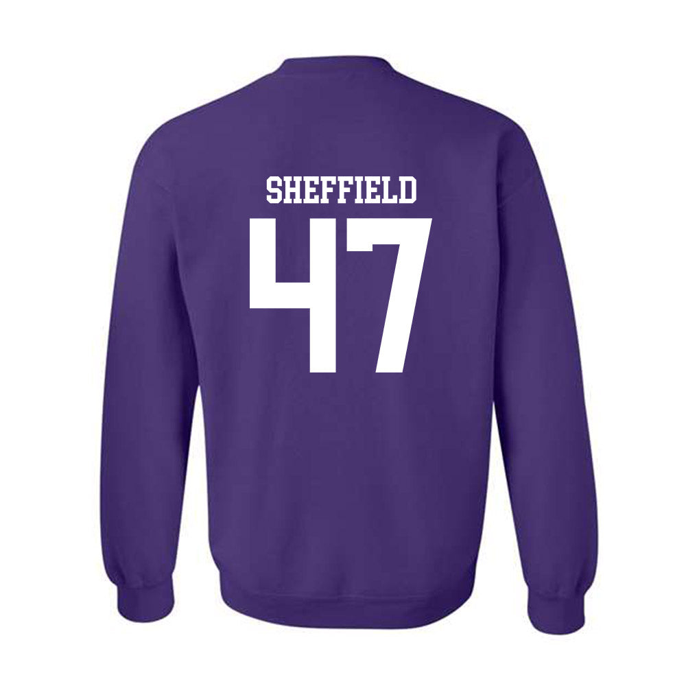 Kansas State - NCAA Baseball : Lincoln Sheffield - Classic Shersey Crewneck Sweatshirt-1