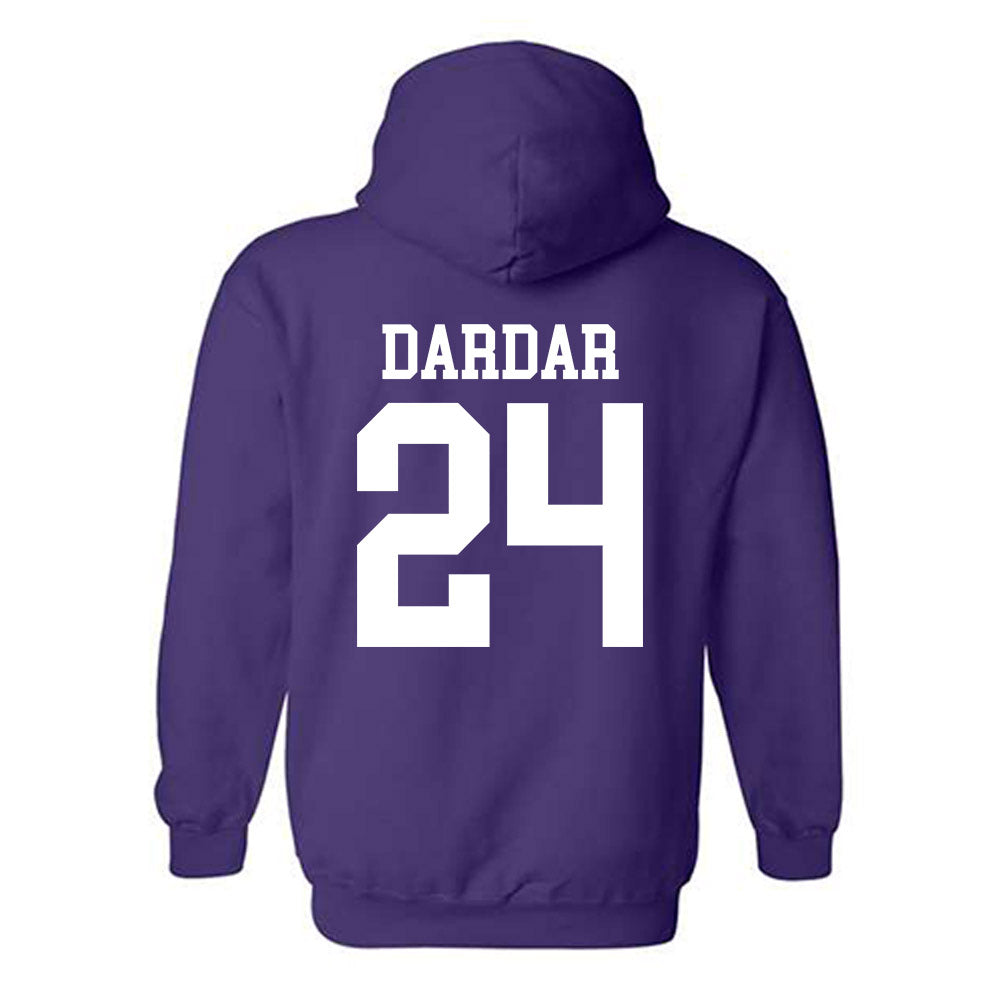 Kansas State - NCAA Baseball : Seth Dardar - Classic Shersey Hooded Sweatshirt-1