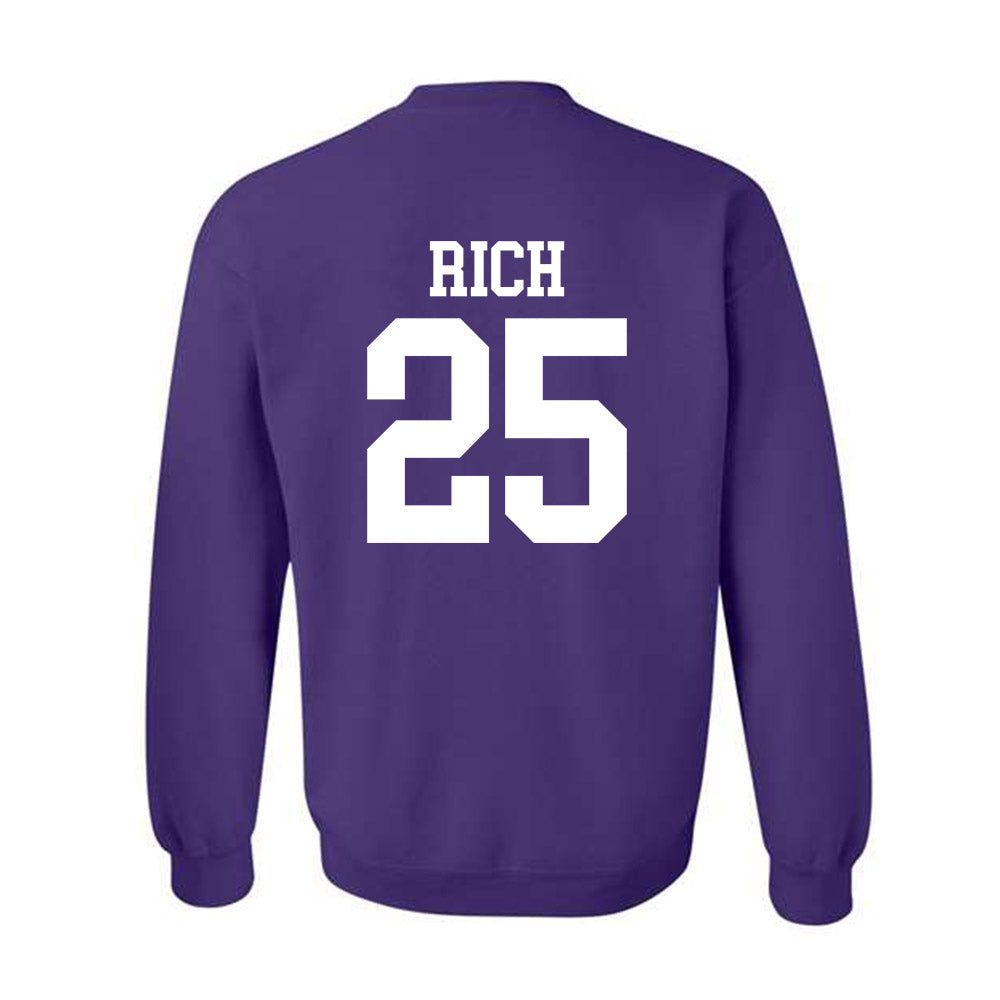 Kansas State - NCAA Football : Zashon Rich - Classic Shersey Crewneck Sweatshirt-1