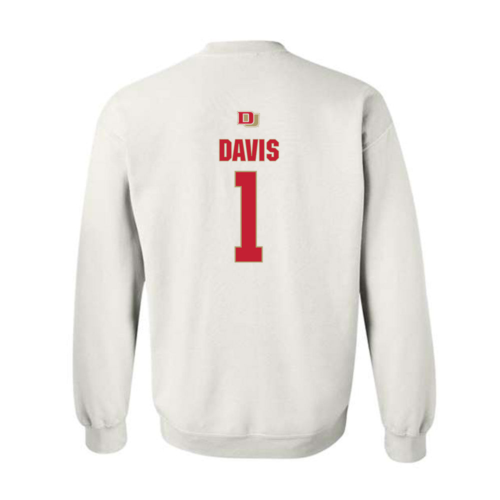 DU - NCAA Men's Lacrosse : Brody Davis - Classic Shersey Crewneck Sweatshirt-1