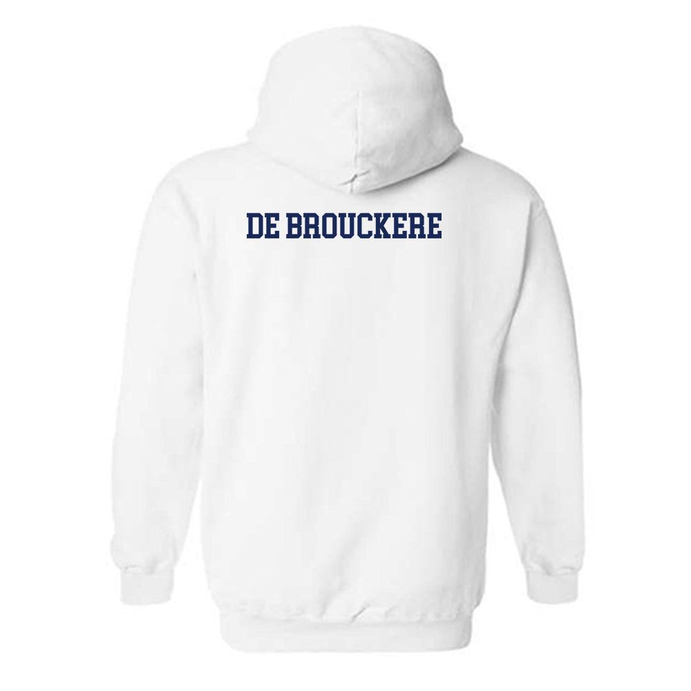 Marquette - NCAA Men's Track & Field : Niels De Brouckere - Generic Shersey Hooded Sweatshirt-1