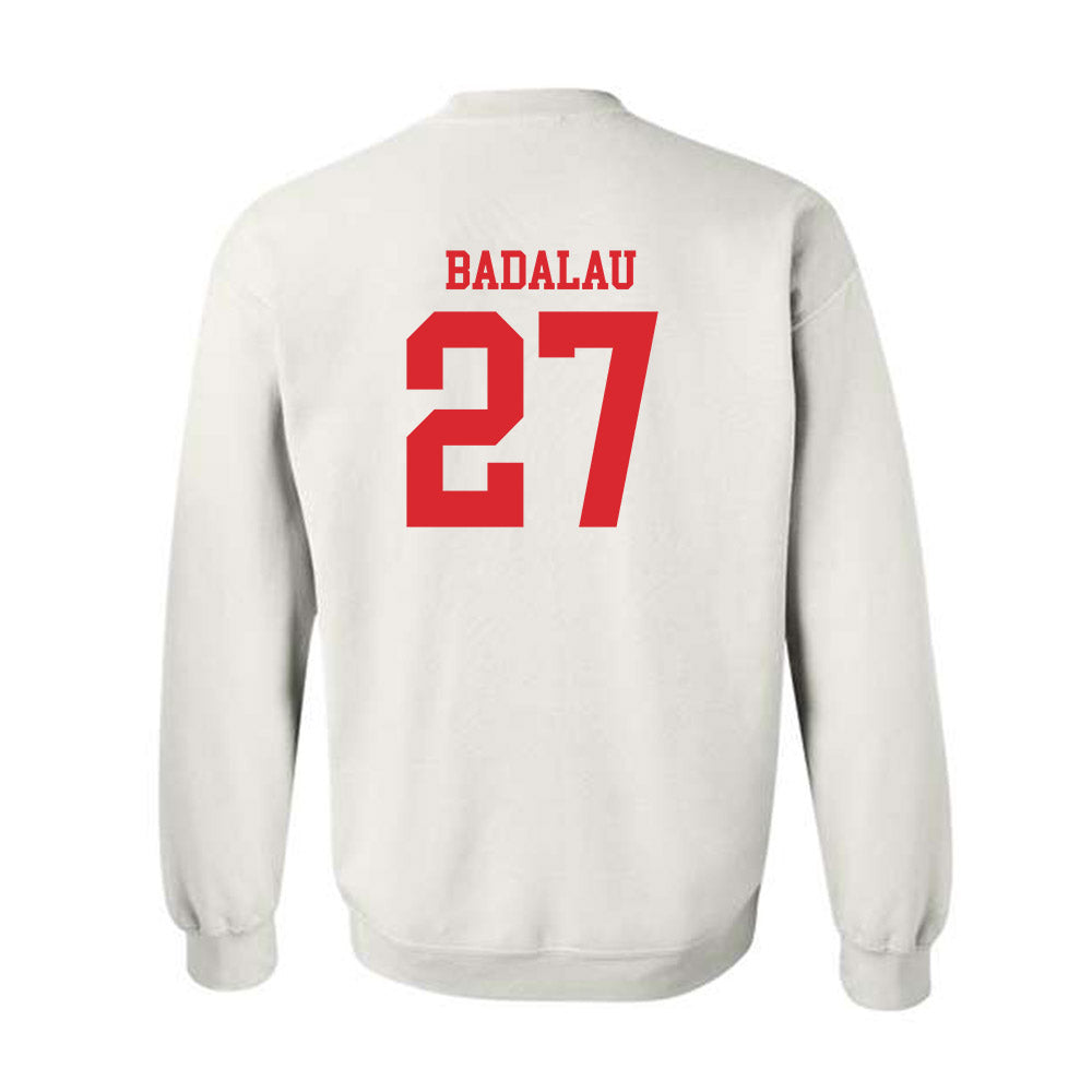 Rutgers - NCAA Men's Basketball : Denis Badalau - Classic Shersey Crewneck Sweatshirt-1