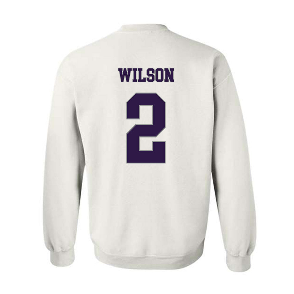 Kansas State - NCAA Men's Basketball : Exavier Wilson - Classic Shersey Crewneck Sweatshirt-1