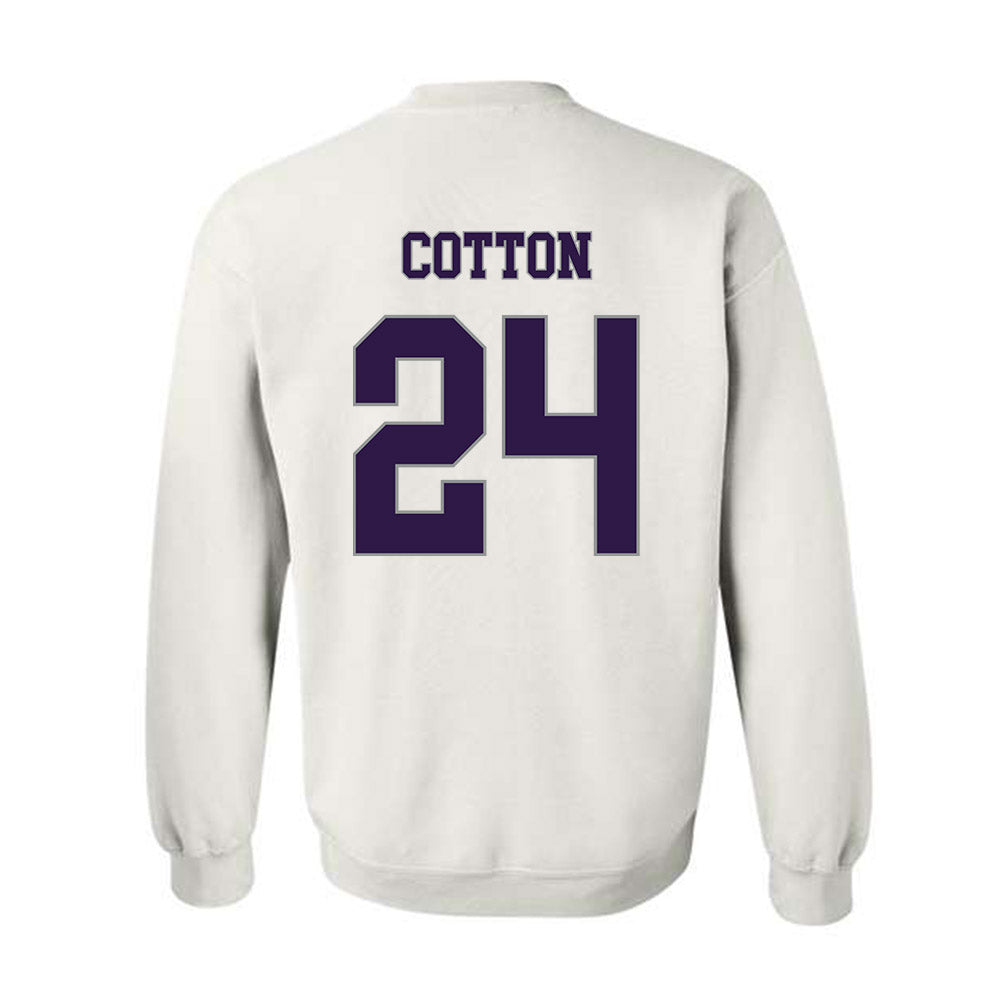 Kansas State - NCAA Women's Basketball : Jenessa Cotton - Classic Shersey Crewneck Sweatshirt-1